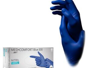 MED-COMFORT BLUE 300 Nitril-Handschuhe, Box à 100 Stück