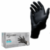 SolidSafety High Grip Einmalhandschuh Schwarz aus Nitril Gr. S bis XXL - 100 Stück