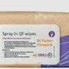 Spray In QF Flowpack Bio Wipes 20 x 20 cm   - 80 Tücher pro Packung