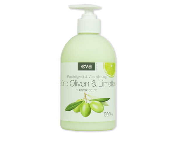 Eva-Natura-cremige-Fl-ssigseife-gr-ne-Oliven-und-Limetten_EAN-5900002073000